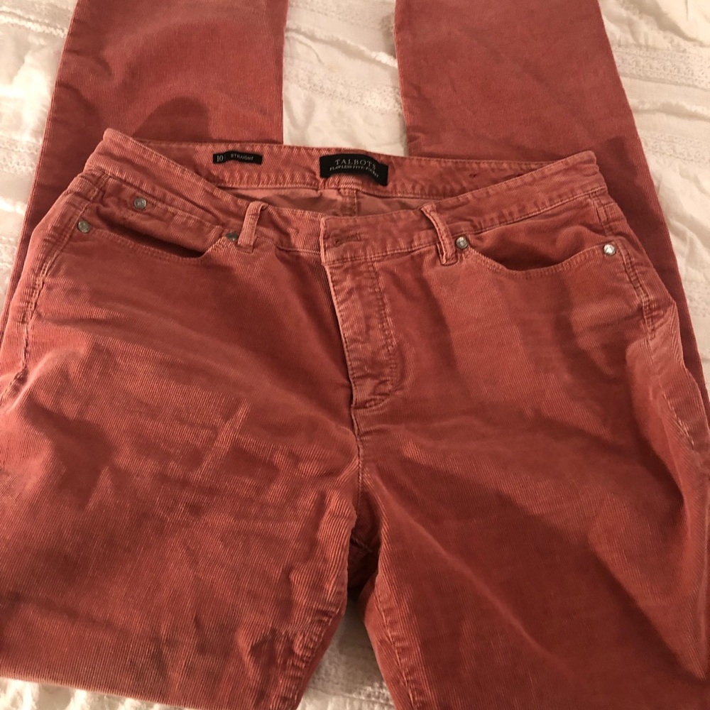 Talbots corduroy straight leg pants